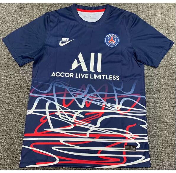 PSG Navy Line Training Shirt 2020/21